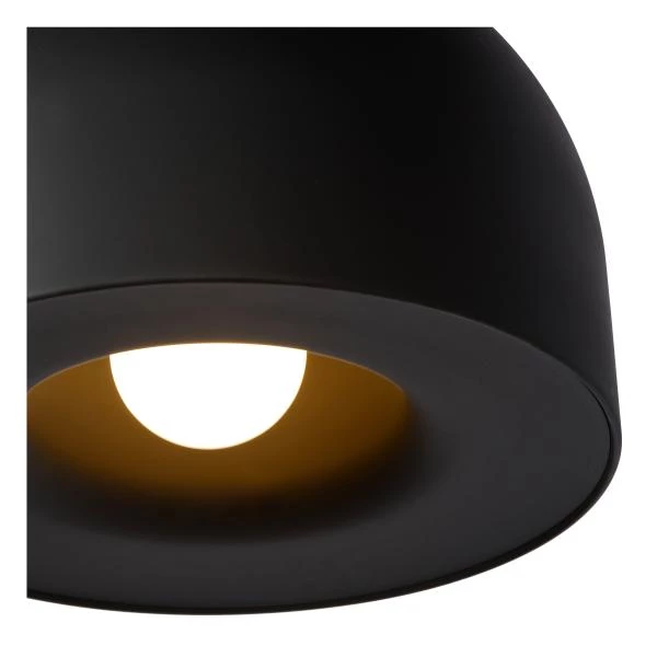 Lucide Premium AKRON - Suspension - Ø 50 cm - 1xE27 - Noir - détail 2